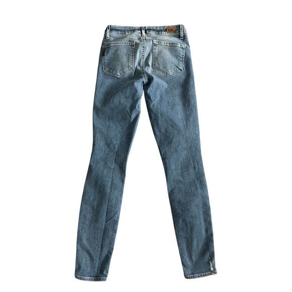 PAIGE Womens Distressed Skinny Jeans Size 25 - Picture 6 of 7